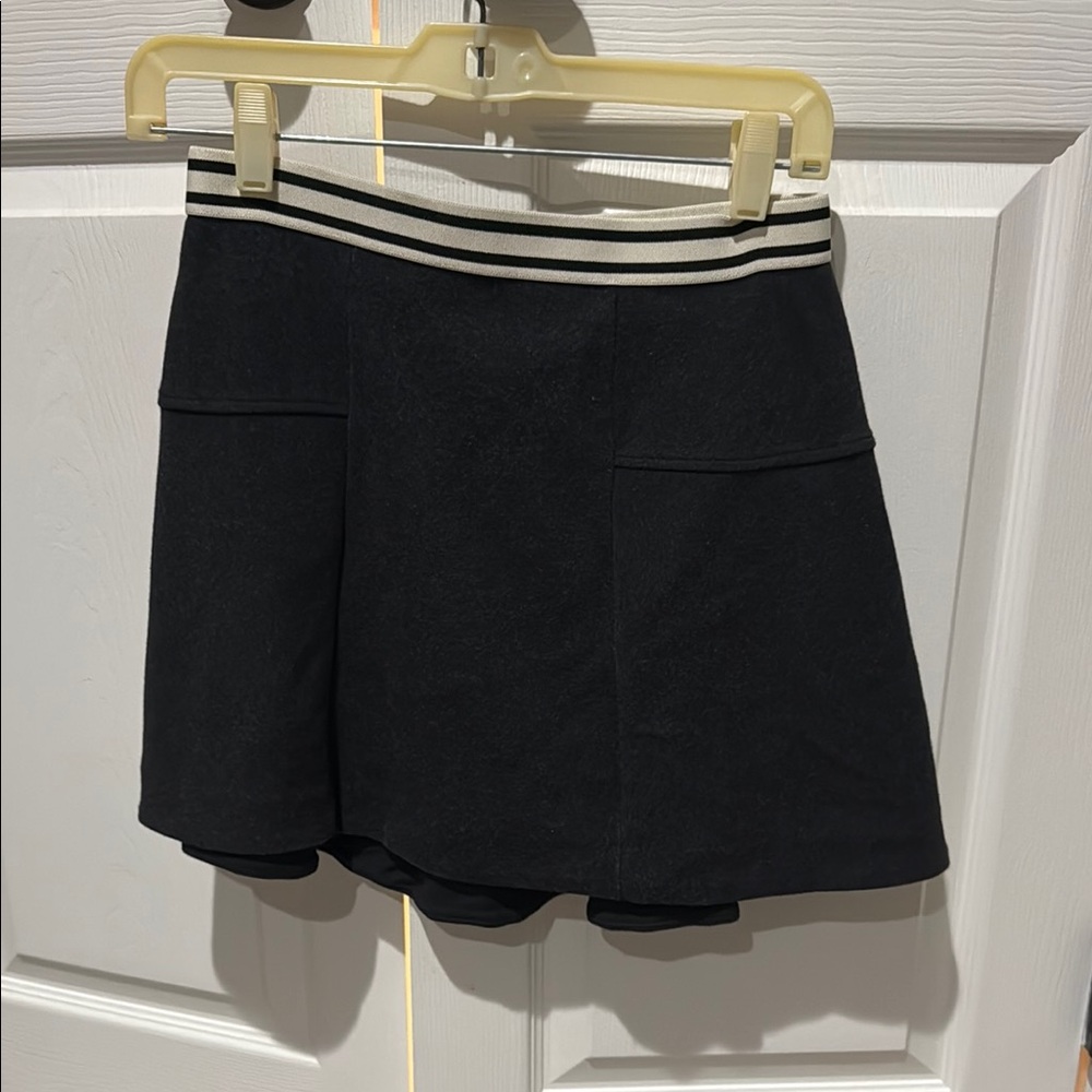 Charcoal Skater Skirt